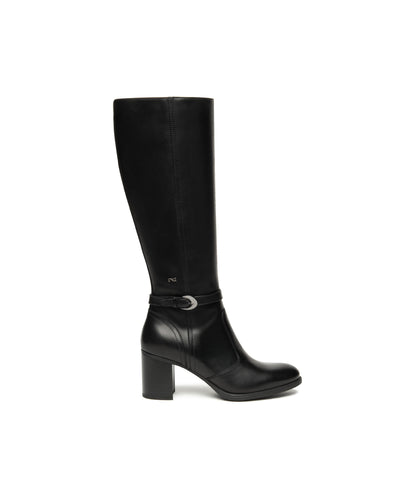 Nero Giardini stivali donna in pelle nero I514650D100