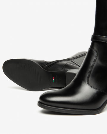 Nero Giardini stivali donna in pelle nero I514650D100