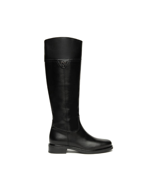Nero Giardini stivali donna in pelle nero I514700D100