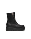 Nero Giardini anfibi donna in pelle nero I514900D100