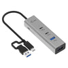 I-TEC HUB RICARICA UNIVERSALE, METALLO, 2X USB-C, 2X USB-A PORT, PD 85W