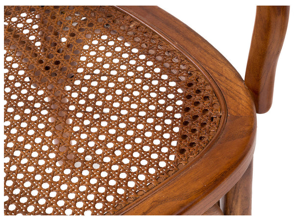 Biscottini Biscottini Sedia Braccioli Thonet Frassino Noce Paglia Vienna 50x43x89