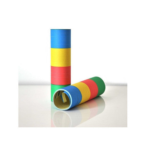 Stelle filanti in carta multicolore 1 rotolo