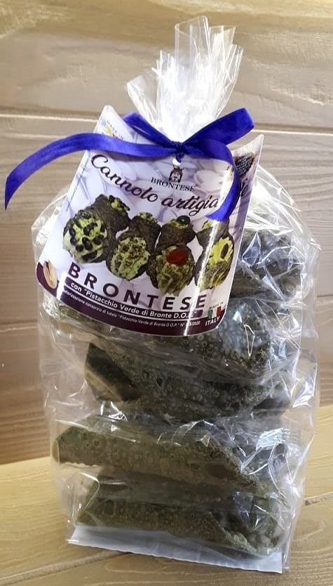 Cannolo Brontese con Pistacchio Verde di Bronte D.O.P.