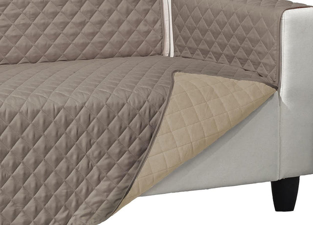 Copripoltrona Trapuntato Double Face Bicolor Antimacchia Modello Queen