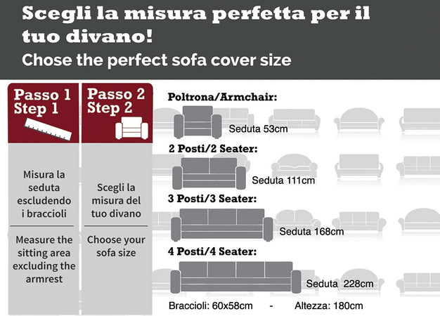Copridivano Trapuntato Queen Antimacchia Double Face 2 Posti Marrone-crema