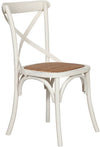 Biscottini Biscottini Sedia Thonet design classico frassino bianco anticato rattan 48x52x88