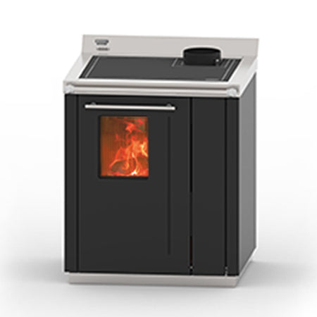 Thermorossi Termocucina a Legna Bosky 30 Square EVO5 Ready to Start 30,5 kW