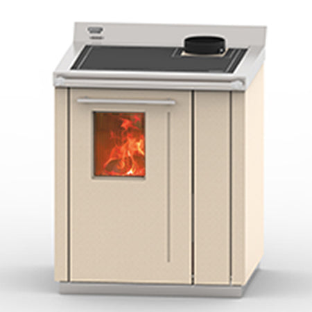 Thermorossi Termocucina a Legna Bosky 30 Square EVO5 Ready to Start 30,5 kW