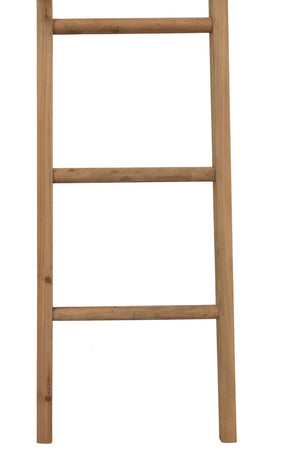 Biscottini Biscottini Scala Portasciugamani Bagno Legno Rustico 130x35x4 Arredo Vintage