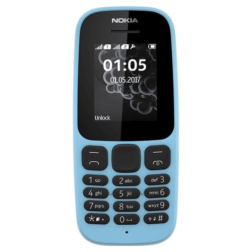 Cellulare Nokia 105 Dual Sim 2019 Blue