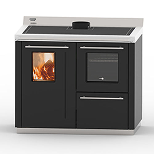 Thermorossi Termocucina a Legna Bosky F30 Square EVO5 Ready to Start 30,5 kW
