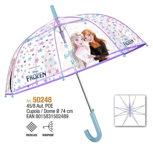 Perletti Ombrello Automatico 45 Cm Cupola Poe, Frozen 2