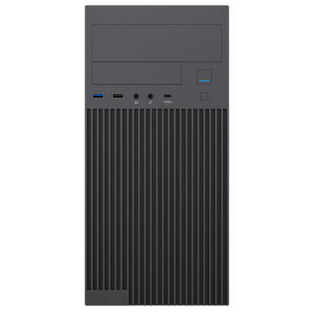 Case Itek PILOT Z23 Lite - Alimentatore incluso 500 Watt - USB 3.0 / Ingresso Audio - Micro Atx - Nero