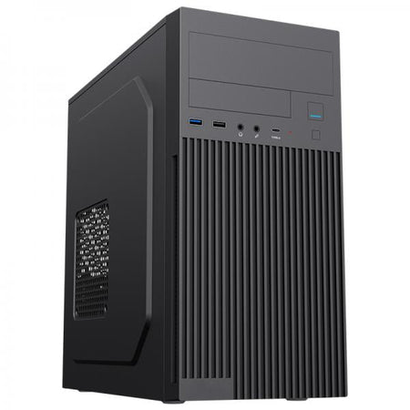 Case Itek PILOT Z23 Lite - Alimentatore incluso 500 Watt - USB 3.0 / Ingresso Audio - Micro Atx - Nero
