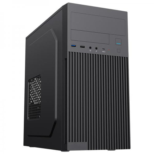 Case Itek PILOT Z23 Lite - Alimentatore incluso 500 Watt - USB 3.0 / Ingresso Audio - Micro Atx - Nero