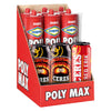 ESPOSITORE SUPER PROMO ADESIVO SIGILLANTE UNIVERSALE 'POLY MAX' ORIGINAL EXPRESS 6 cartucce da 425 gr + 3 lattine birra 500 ml o