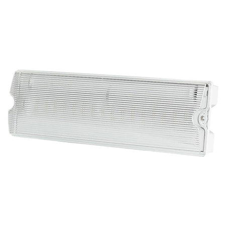 LAMPADA EMERGENZA DA PARETE 3W / 16 led - cm.34,6 x 10,7 x 6