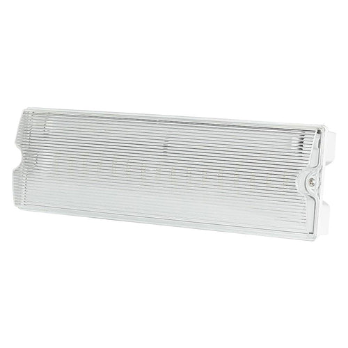 LAMPADA EMERGENZA DA PARETE 3W / 16 led - cm.34,6 x 10,7 x 6