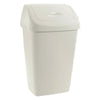 BIDONE IMMONDIZIA 'GRACE' Lt 25 - cm 32,5 x 25,5 x h 52 talpa/bianco