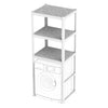 SCAFFALE PER LAVATRICE '3 PIANI' cm 75 x 60 x h.184 (l x p x h)