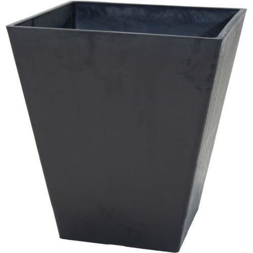 Vaso - MEGA COLLECTIONS - Ecostone Quadrato - 41 x 45 cm - Nero