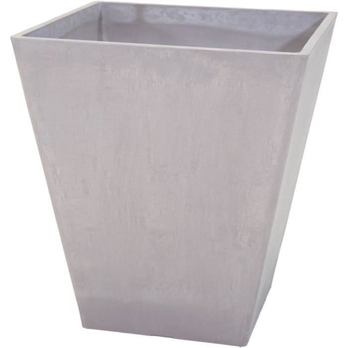 Vaso - MEGA COLLECTIONS - Ecostone Quadrato - 48 x 57 cm - Tortora
