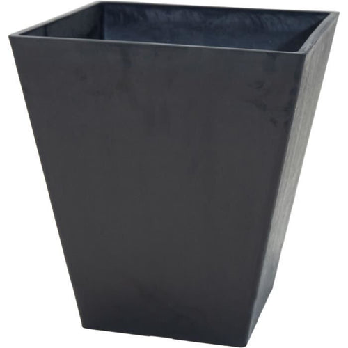 Vaso - MEGA COLLECTIONS - Ecostone Quadrato - 48 x 57 cm - Nero