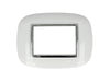 SANDASDON Placca Oval 3M Bianco Compatibile Con Bticino Axolute
