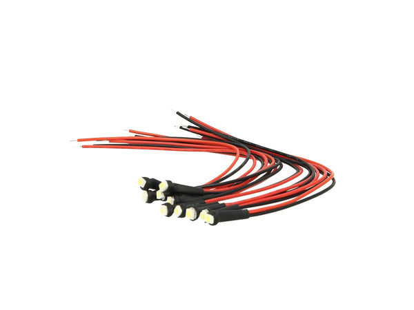 10 Pezzi Micro Mini Lampada Led Con Filo 24V Smd 3528 Colore Verde Luci Spia Per Allestimento Camion Barca