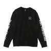 HUF Felpa Girocollo Uomo Essentials Domestic Crew Black da uomo