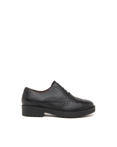 Nero Giardini stringate donna in pelle nero I411450D100