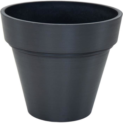Vaso - MEGA COLLECTIONS - Ecostone Planter -  35 cm - H 30 cm - Nero