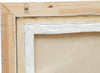 Biscottini Dipinto a mano olio su tela con cornice in legno finitura foglia argento RAGAZZA 70