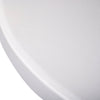 Tavolino Pieghevole Rotondo da Giardino Interno ed Esterno Bianco 80x80 H110 cm