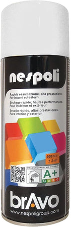 Smalto spray Nespoli BRAVO Bianco ral 9010