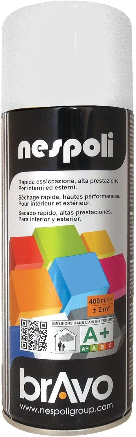 Smalto spray Nespoli BRAVO Bianco ral 9010