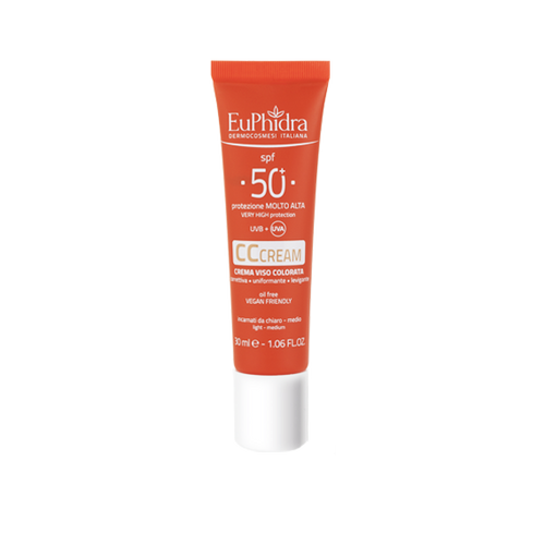 Euphidra cc crema light - medium fluida spf 50+  30ml