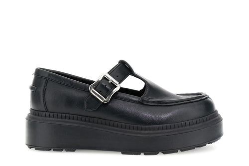 MOCASSINO CON FIBBIA IN SINTETICO EFFETTO PELLE