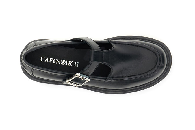 MOCASSINO CON FIBBIA IN SINTETICO EFFETTO PELLE