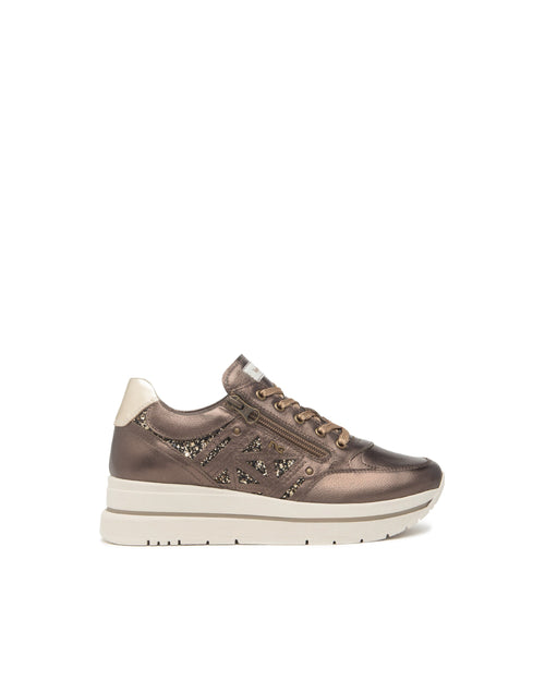 Nero Giardini sneakers donna in pelle t.moro  I514101D300