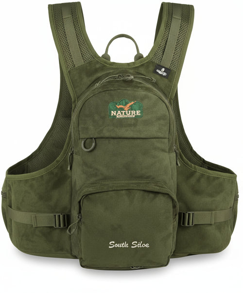 Nature by Marsupio Zaino Gilet per la caccia suede Selva