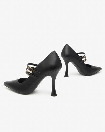 Nero Giardini décolleté in nappa nero I514490DE100