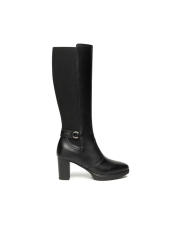 Nero Giardini stivali donna in pelle nero I514600D100