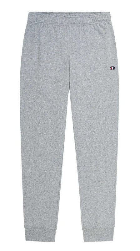 Champion Legacy Icons - PRO-Jersey C-Logo Rib Cuff Pantaloni da Tuta, Grigio Melange, Uomo SS23