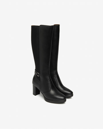 Nero Giardini stivali donna in pelle nero I514600D100