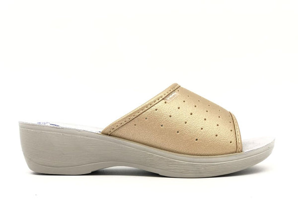 INBLU Ciabatta donna fascia platino