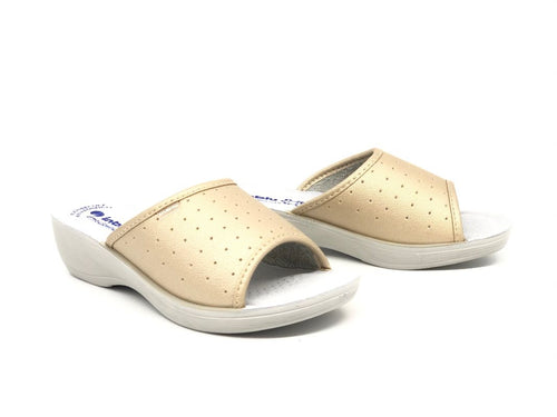 INBLU Ciabatta donna fascia platino