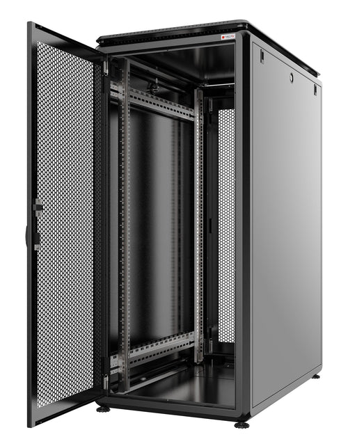 Armadio Server Rack 19'' 600x1000 42U Nero Serie Evolution Porta Grigliata