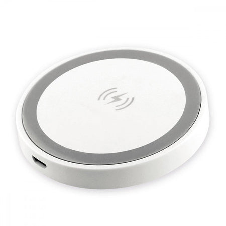 Cuffie Auricolari TWS Jive con Custodia di Ricarica USB-C&trade e Pad Caricatore a Induzione Bianco